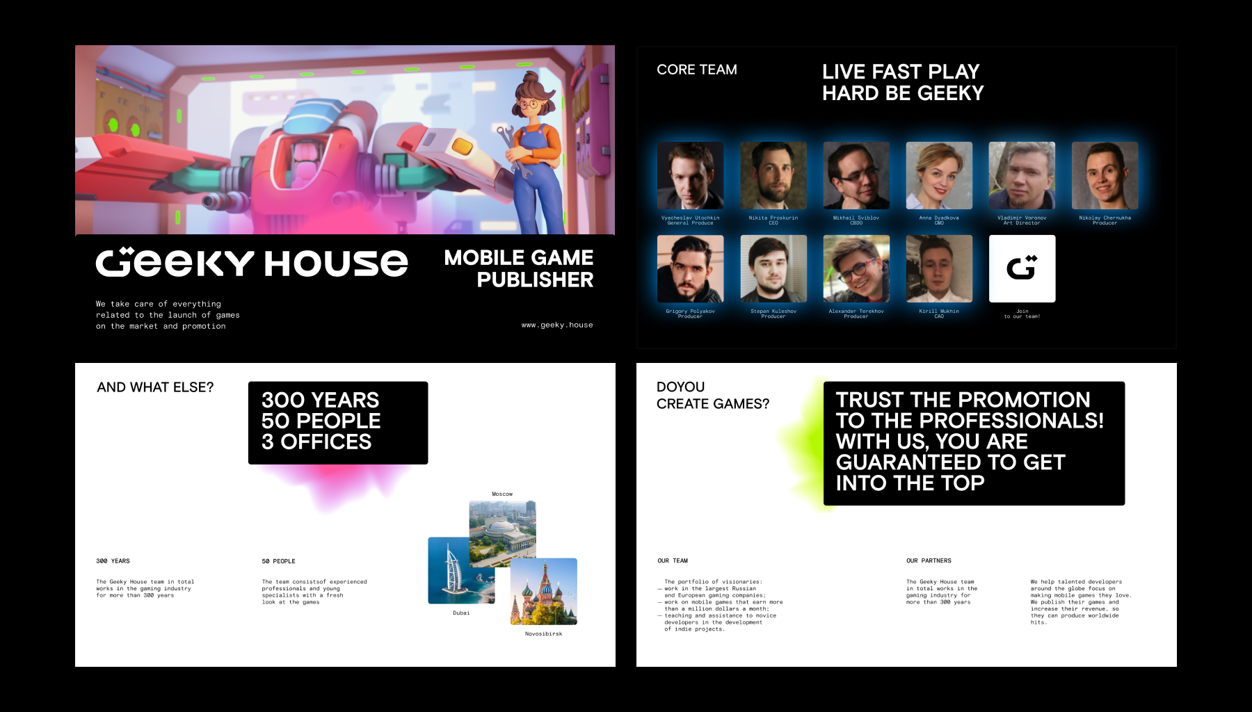 Geeky House identity system