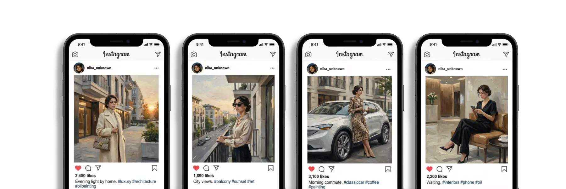 Nika social media layouts